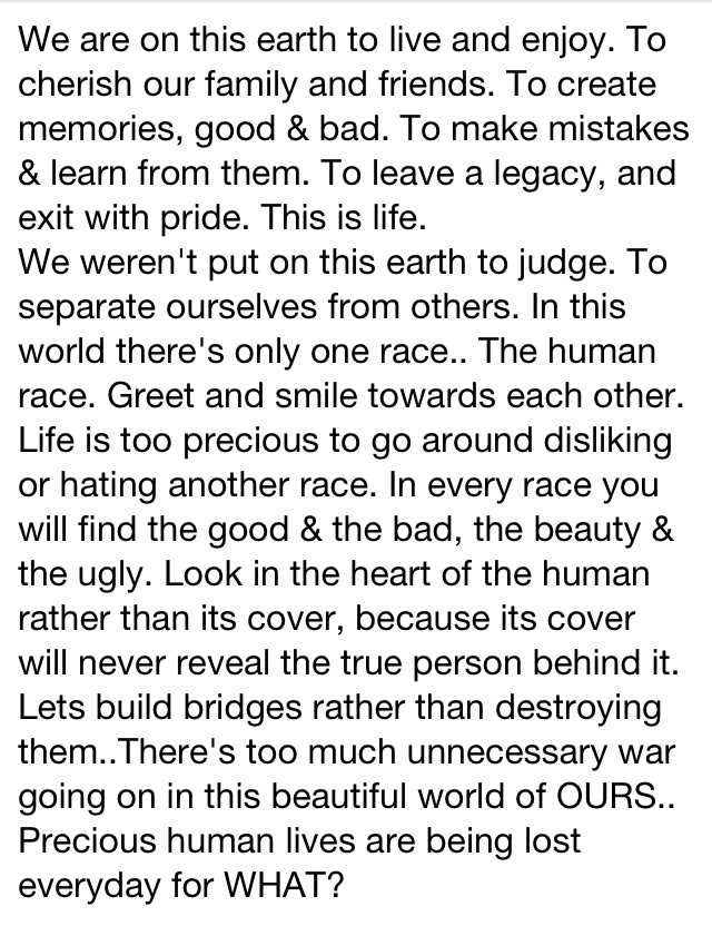 You will fit in well…