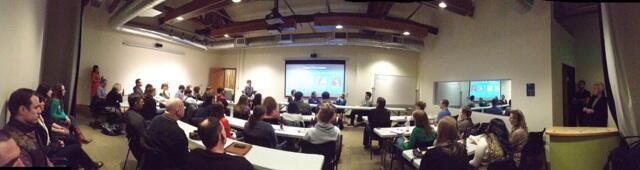 At the first open meeting…