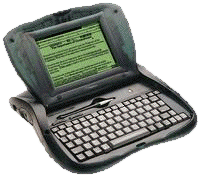 Apple's eMate, a Newton laptop.